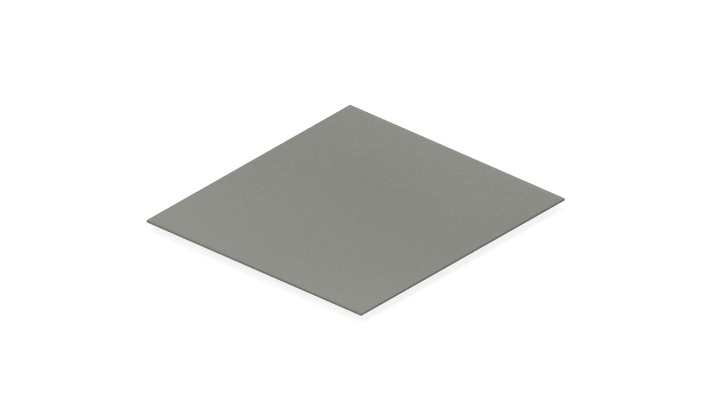 Feuille de blindage, en Graphite plaqué de nickel, Silicone, Montage en surface, 150mm x 150mm x 0.8mm