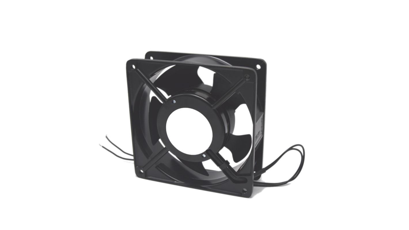 Ventilateur axial RS PRO 115 V c.a., 2.3m³/min., 120 x 120 x 38mm, 18W