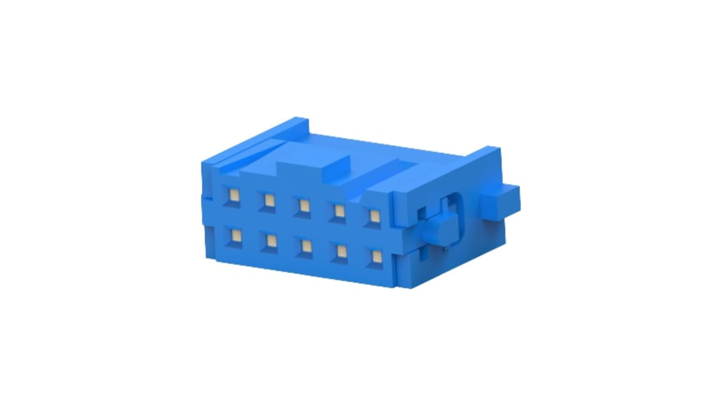 TE Connectivity 10-Way Connector Socket for Cable, 2-Row