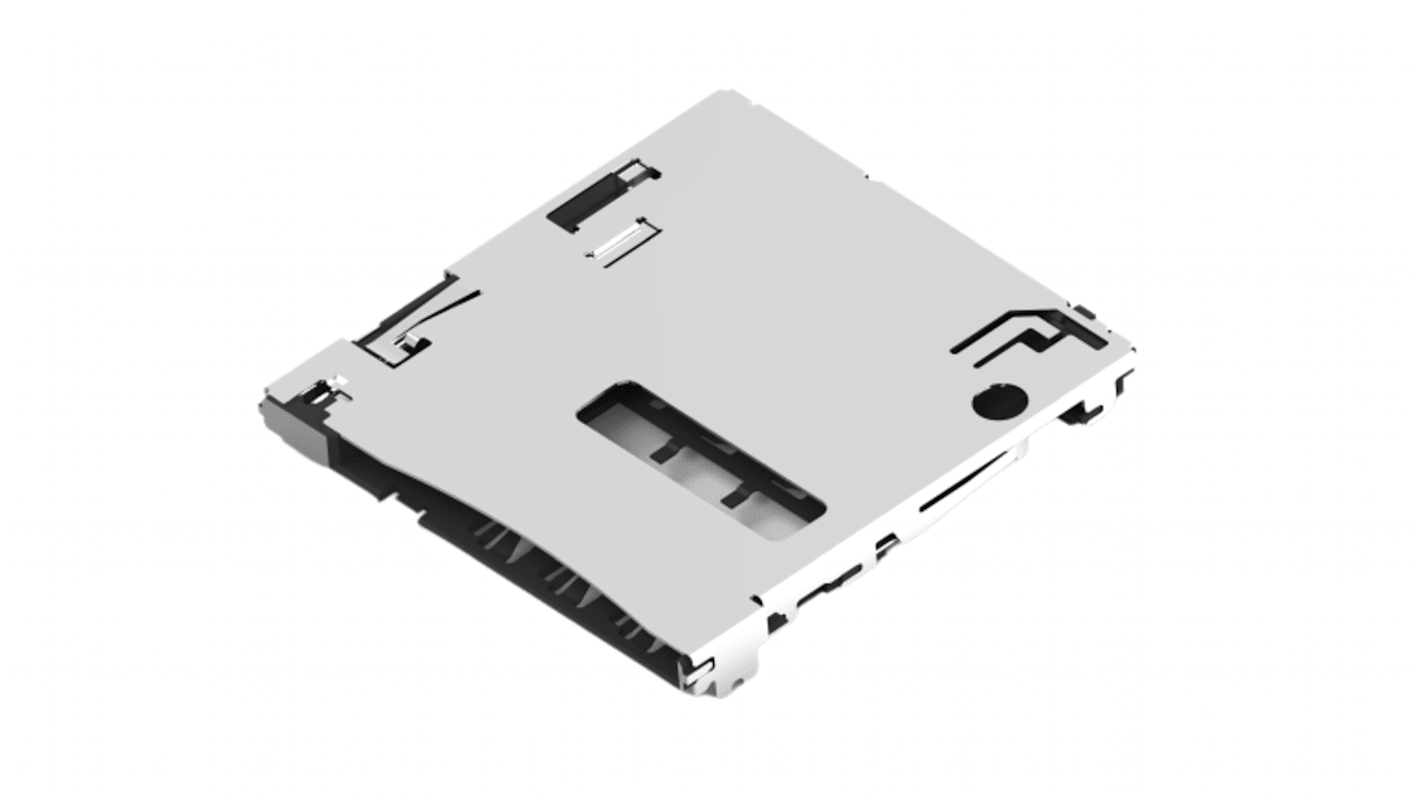 TE Connectivity SIM SIM-Karten-Steckverbinder, 6-polig, Raster 2.54mm, Push-Push