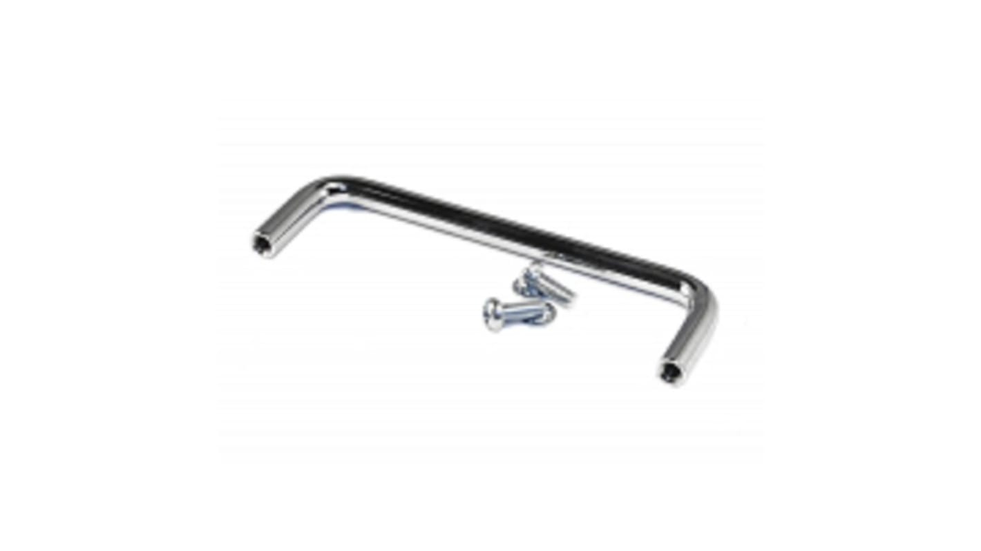 Hammond Chrome Steel Drawer Handle 38 mm Height, 122mm Width, 8mm Length