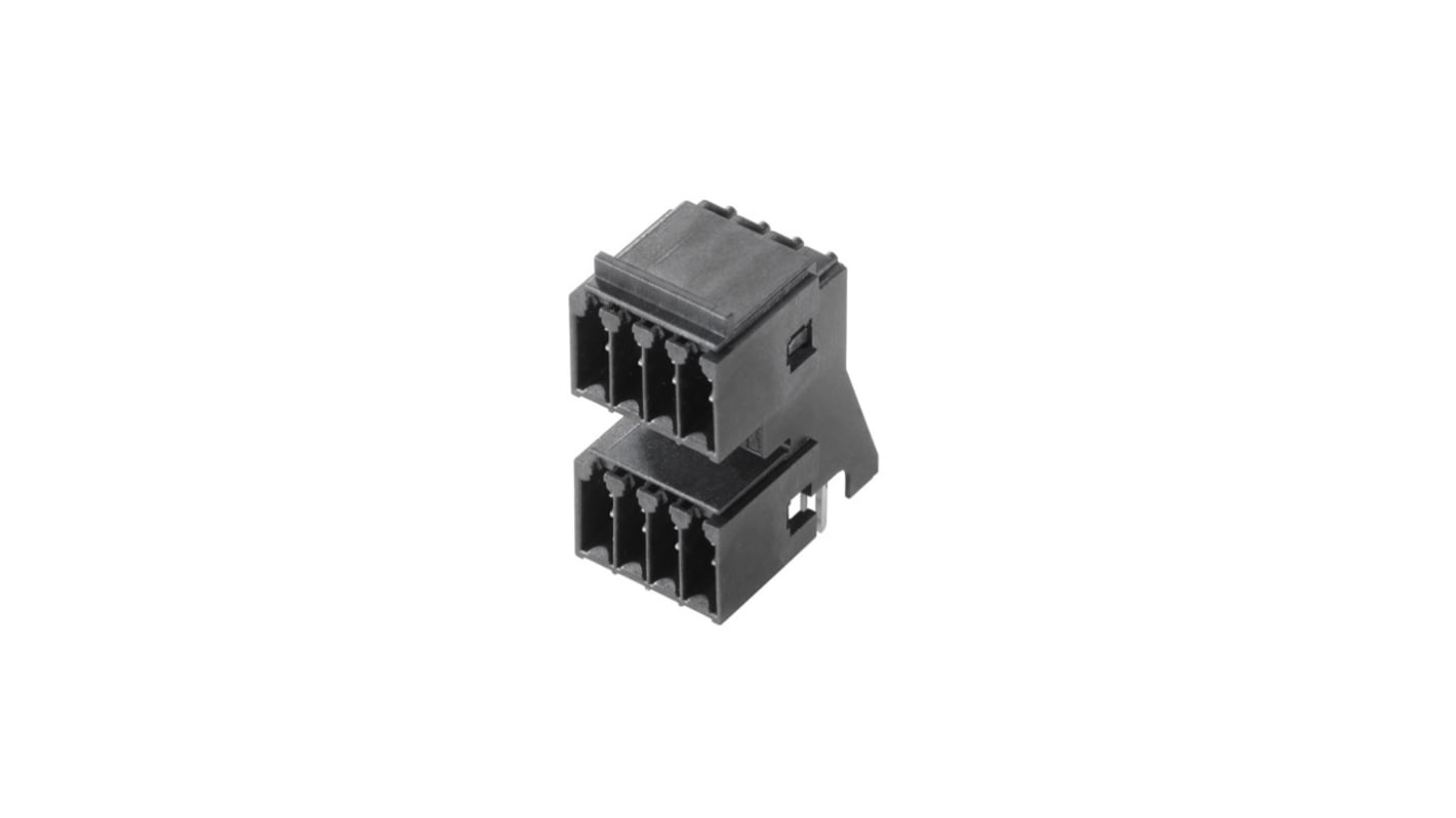 Weidmuller 3.5mm Pitch 8 Way Pluggable Terminal Block, Header, PCB Mount
