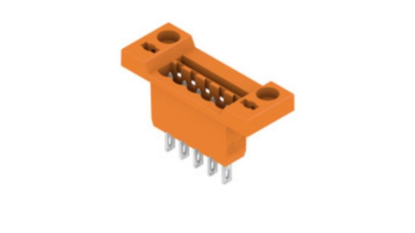 Weidmuller 5.08mm Pitch 5 Way Pluggable Terminal Block, Header, PCB Mount