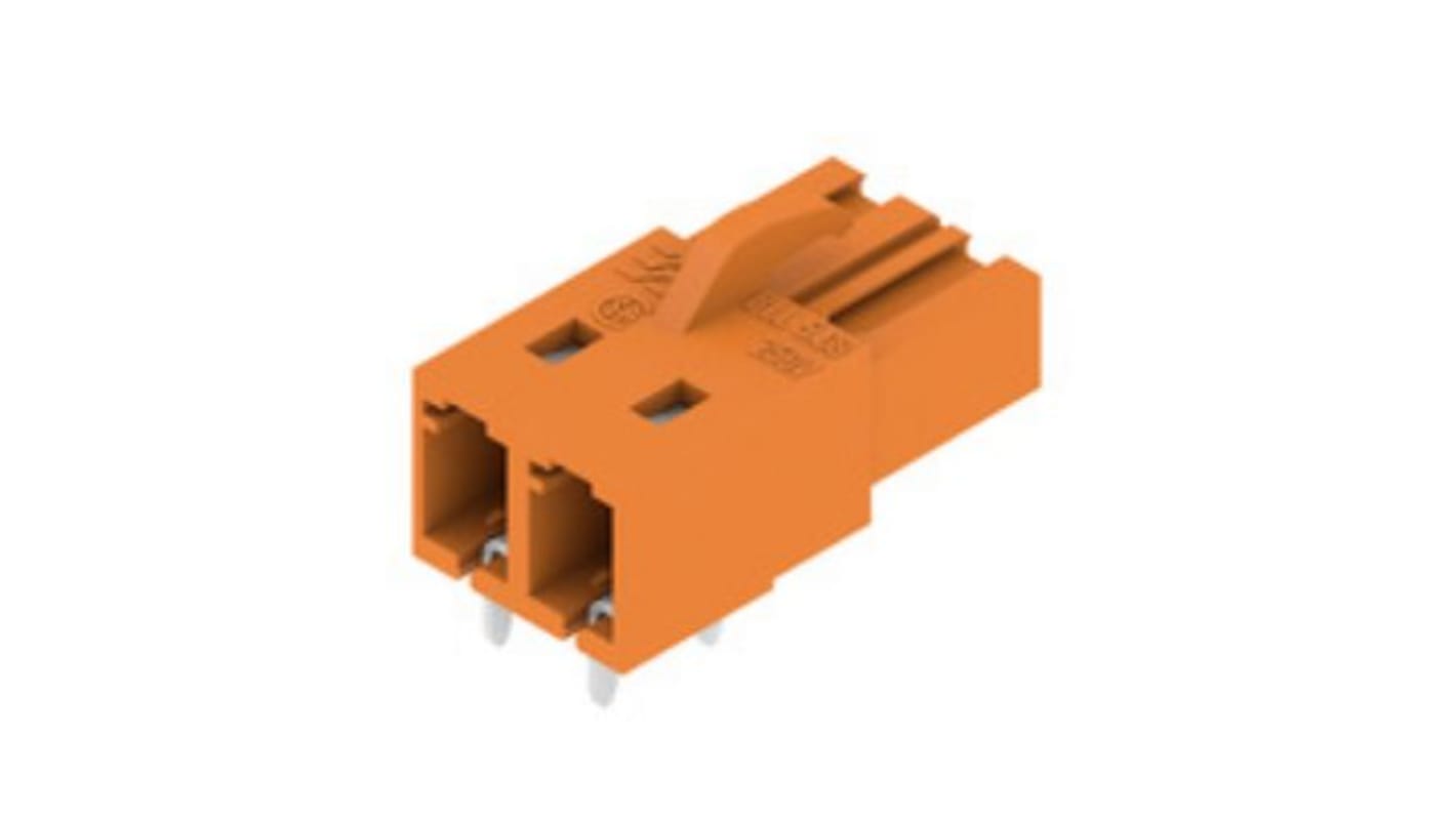 Conector de montaje en PCB Weidmuller 1622940000, paso: 5.08mm, 2 contactos, , 1 fila filas, Hembra