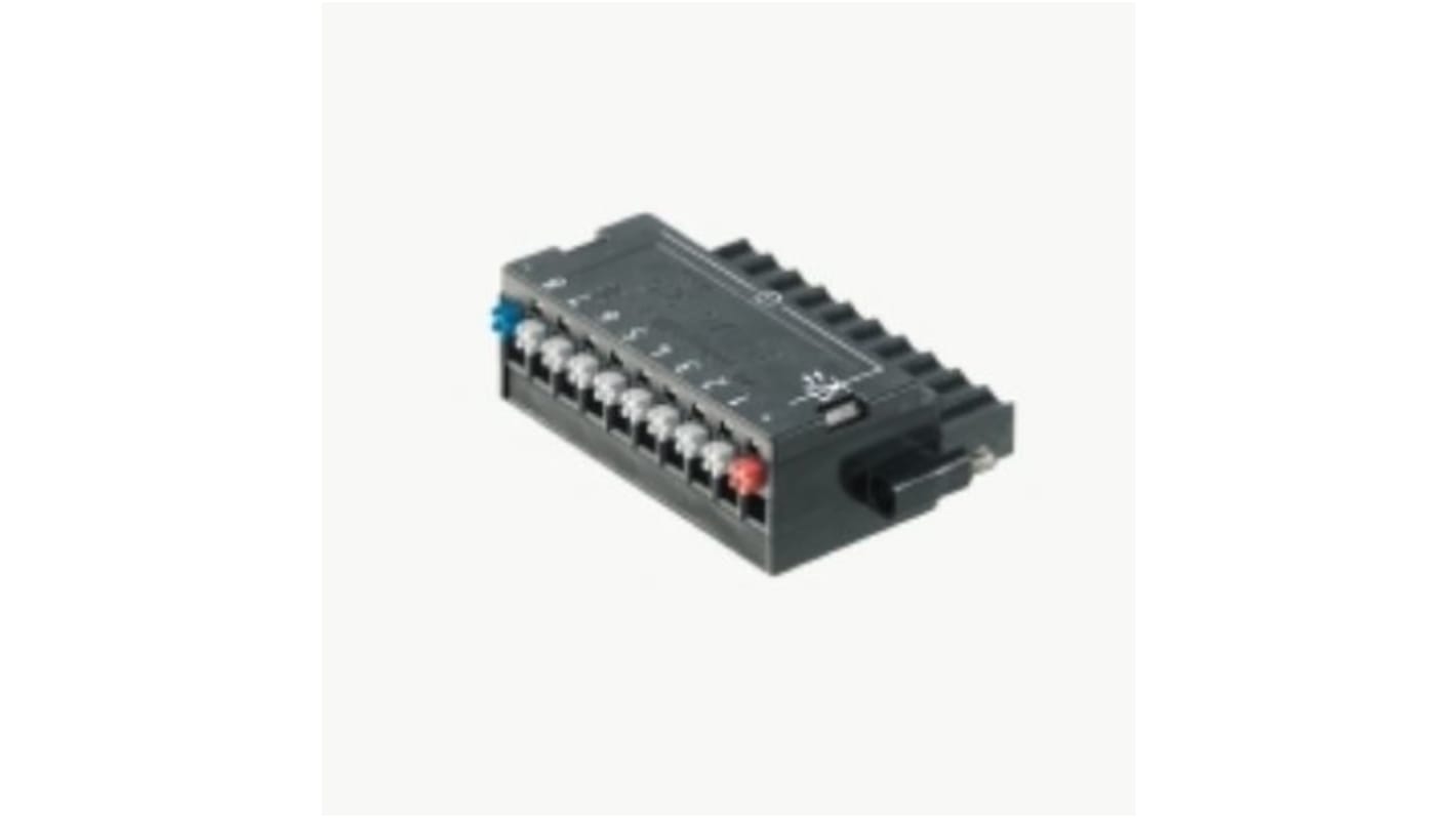 Weidmuller 3.5mm Pitch 10 Way Pluggable Terminal Block, Plug, PCB