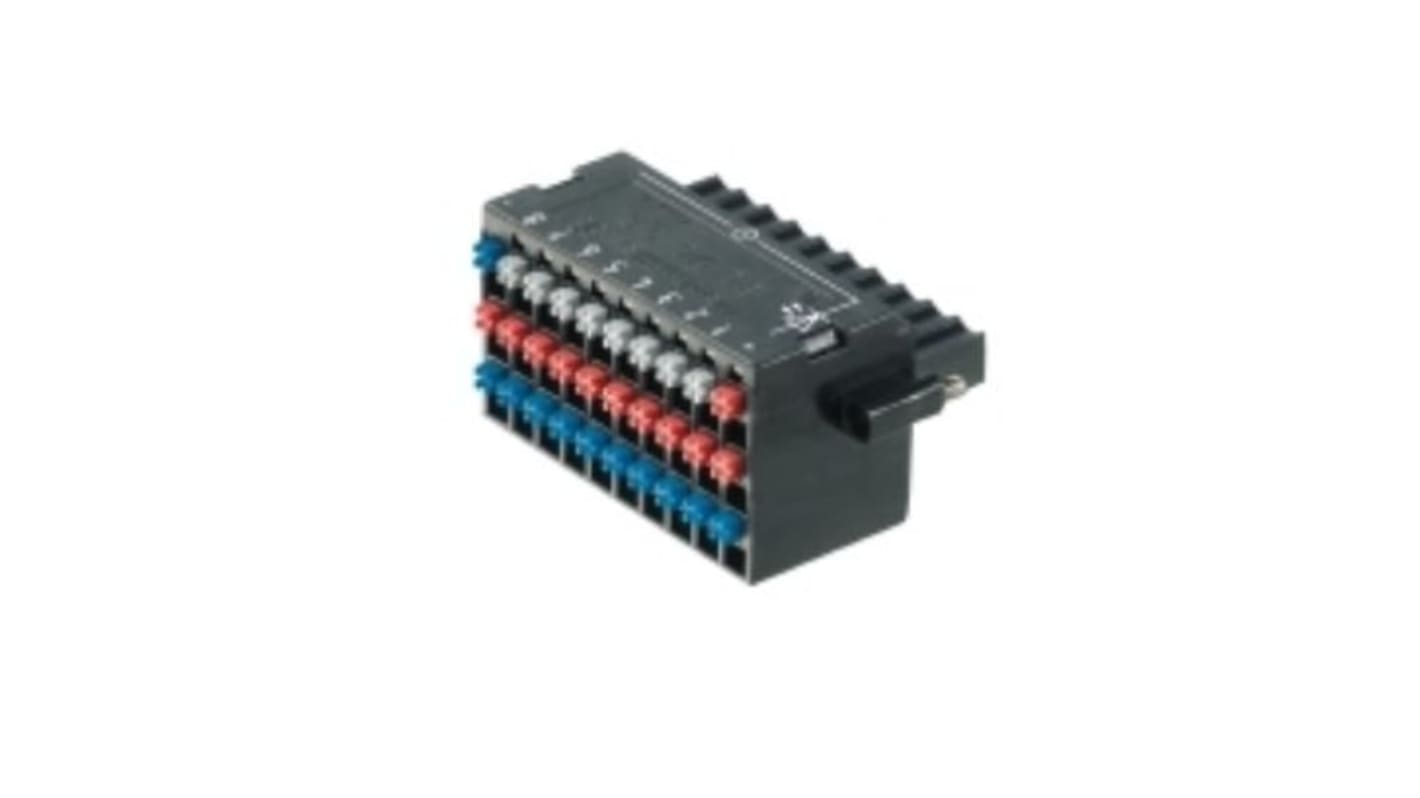 Weidmuller 3.5mm Pitch 30 Way Pluggable Terminal Block, Plug, PCB