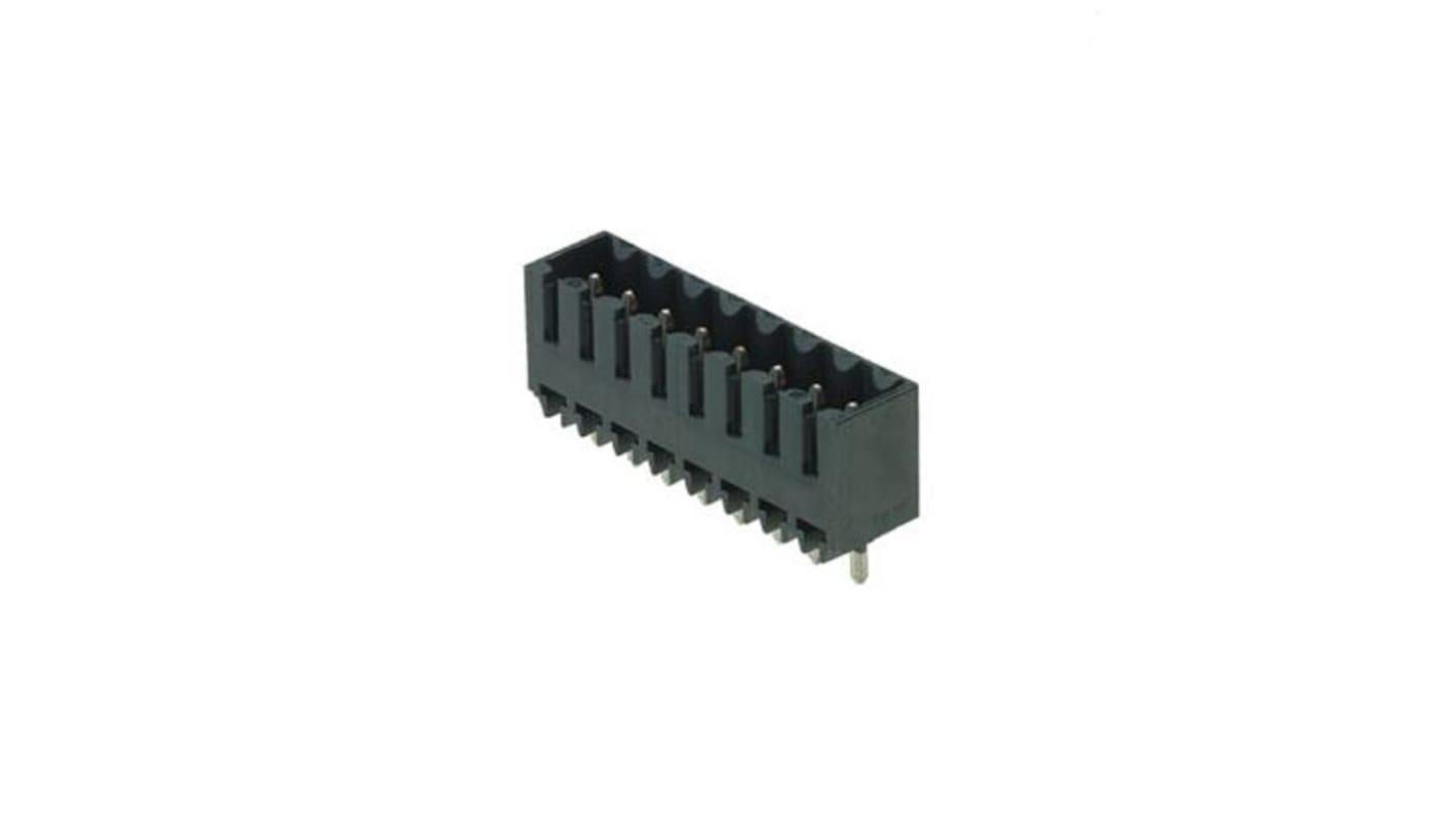 Weidmuller Male PCB Header, 3.5mm Pitch, 2 Way, 1 Row