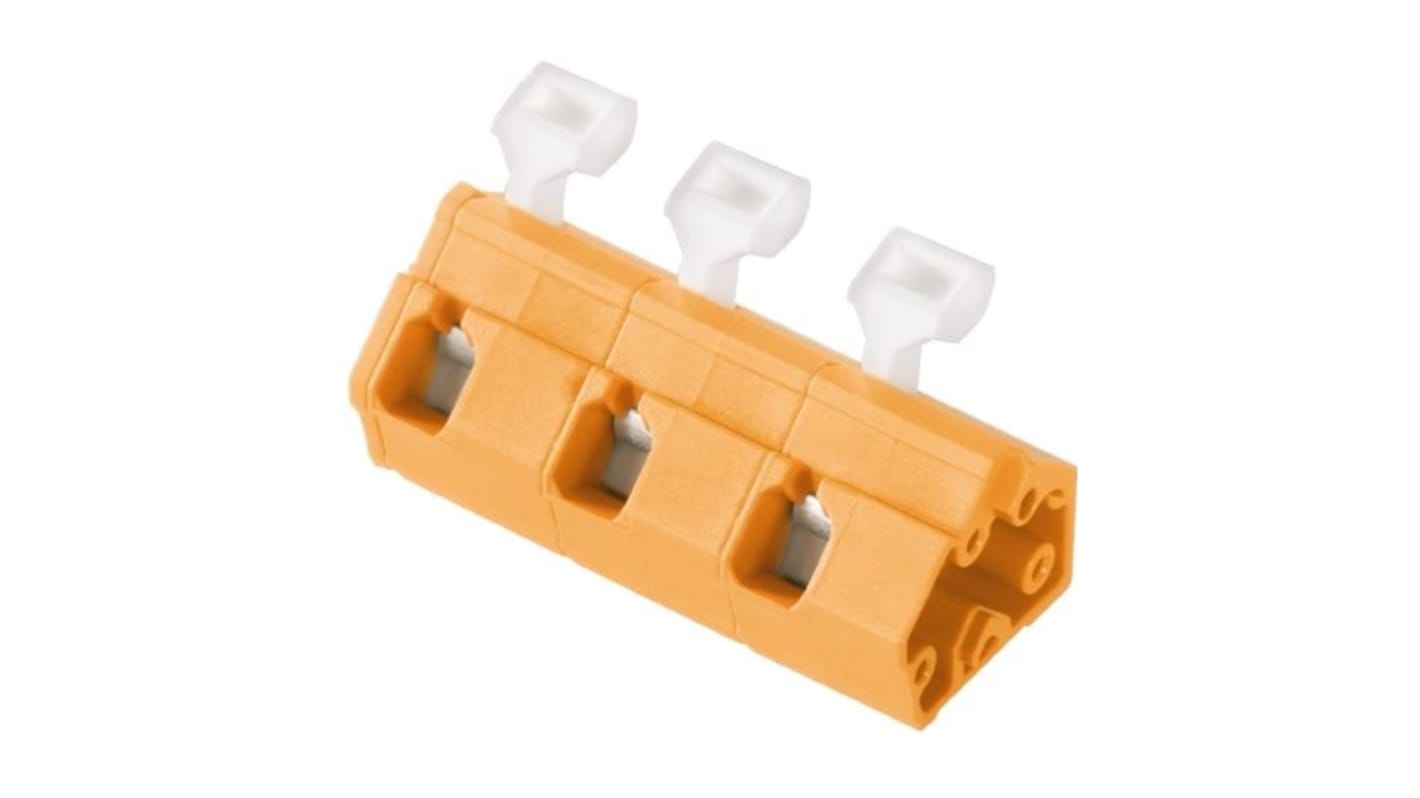Weidmuller PCB Terminal Block, 2-Contact, 5mm Pitch, PCB Mount, 1-Row