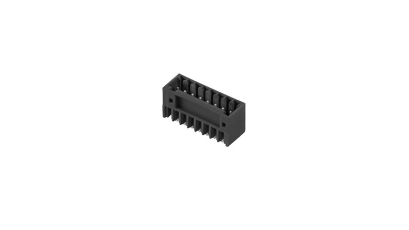 Weidmuller 2.5mm Pitch 4 Way Pluggable Terminal Block, Header, PCB Mount