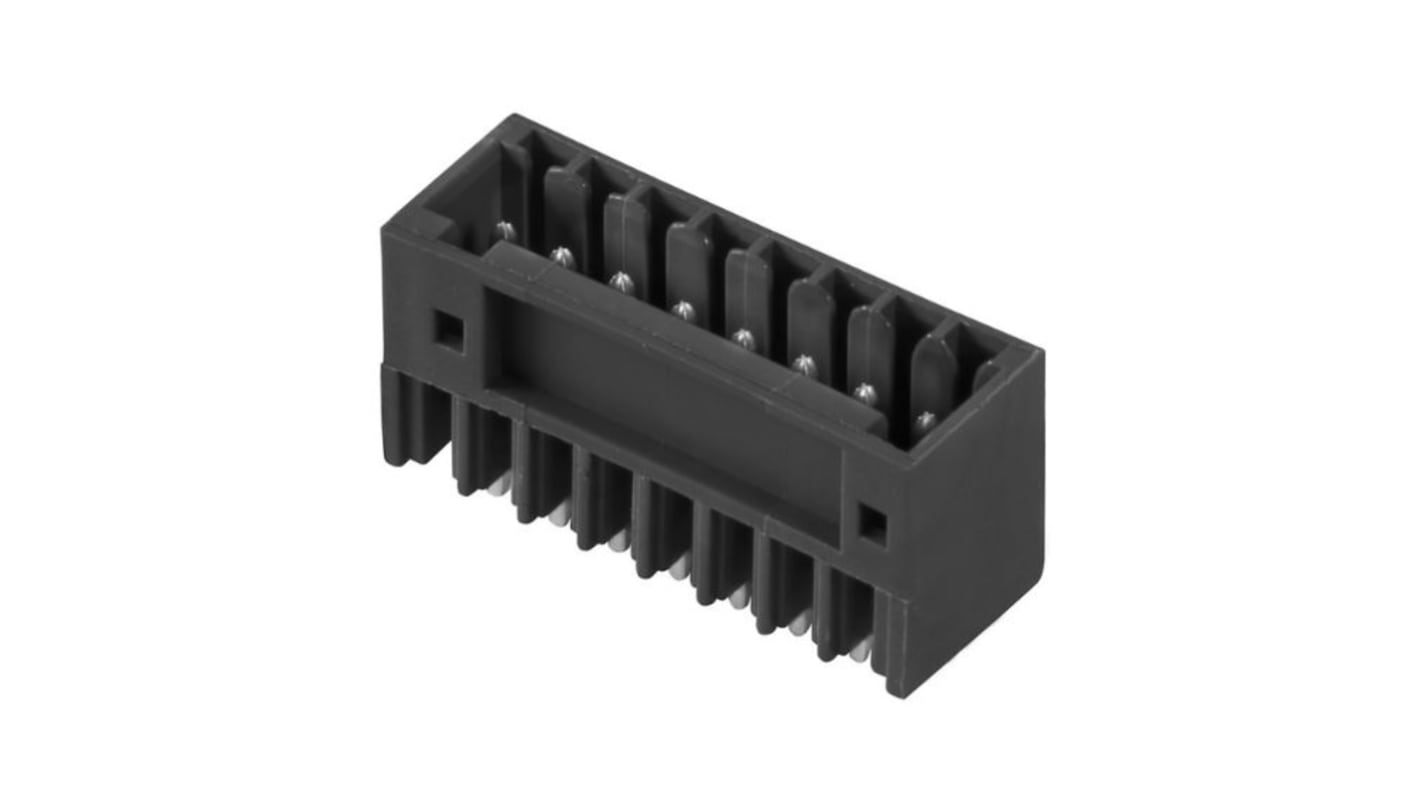 Weidmuller 2.5mm Pitch 6 Way Pluggable Terminal Block, Header, PCB Mount