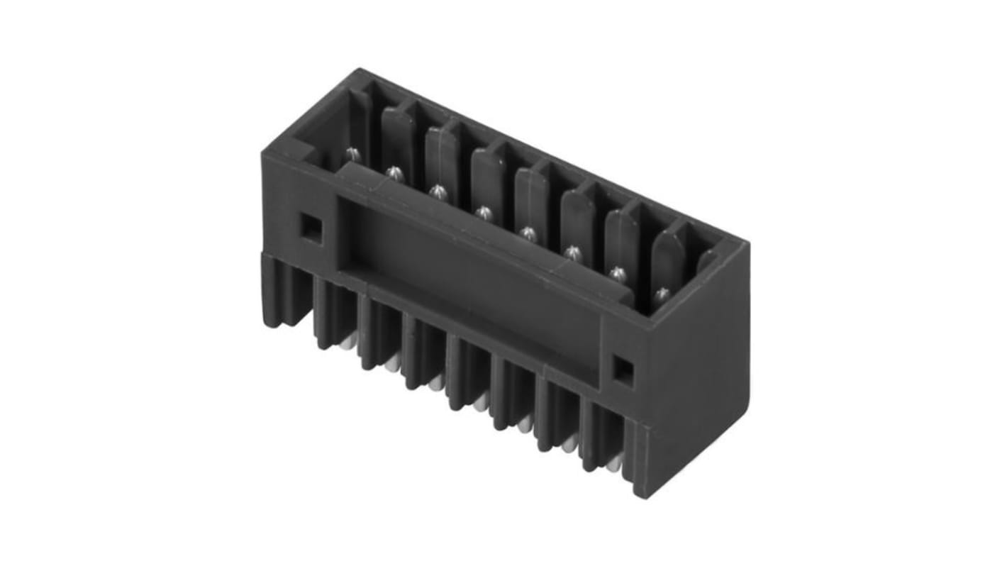 Weidmuller 2.5mm Pitch 7 Way Pluggable Terminal Block, Header, PCB Mount