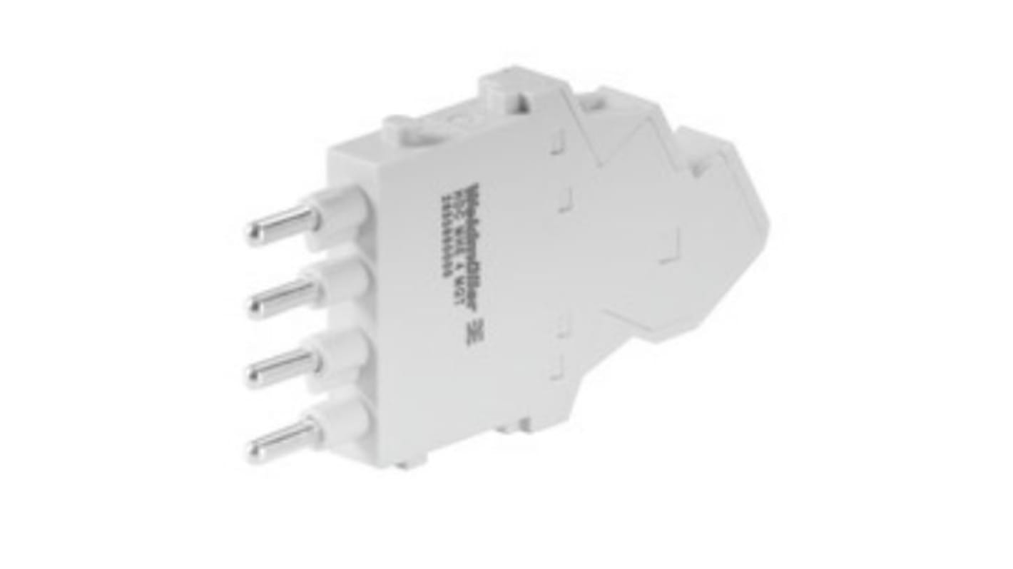 Weidmuller ModuPlug Robustes Power Steckverbinder-Modul, 4-polig 16A Stecker, PUSH-IN-Modul für ModuPlug-Rahmen