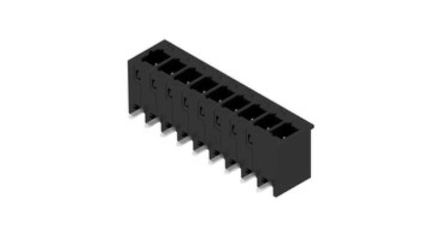 Conector de PCB Macho Weidmuller de 9 vías , paso 5mm, montaje en PCB