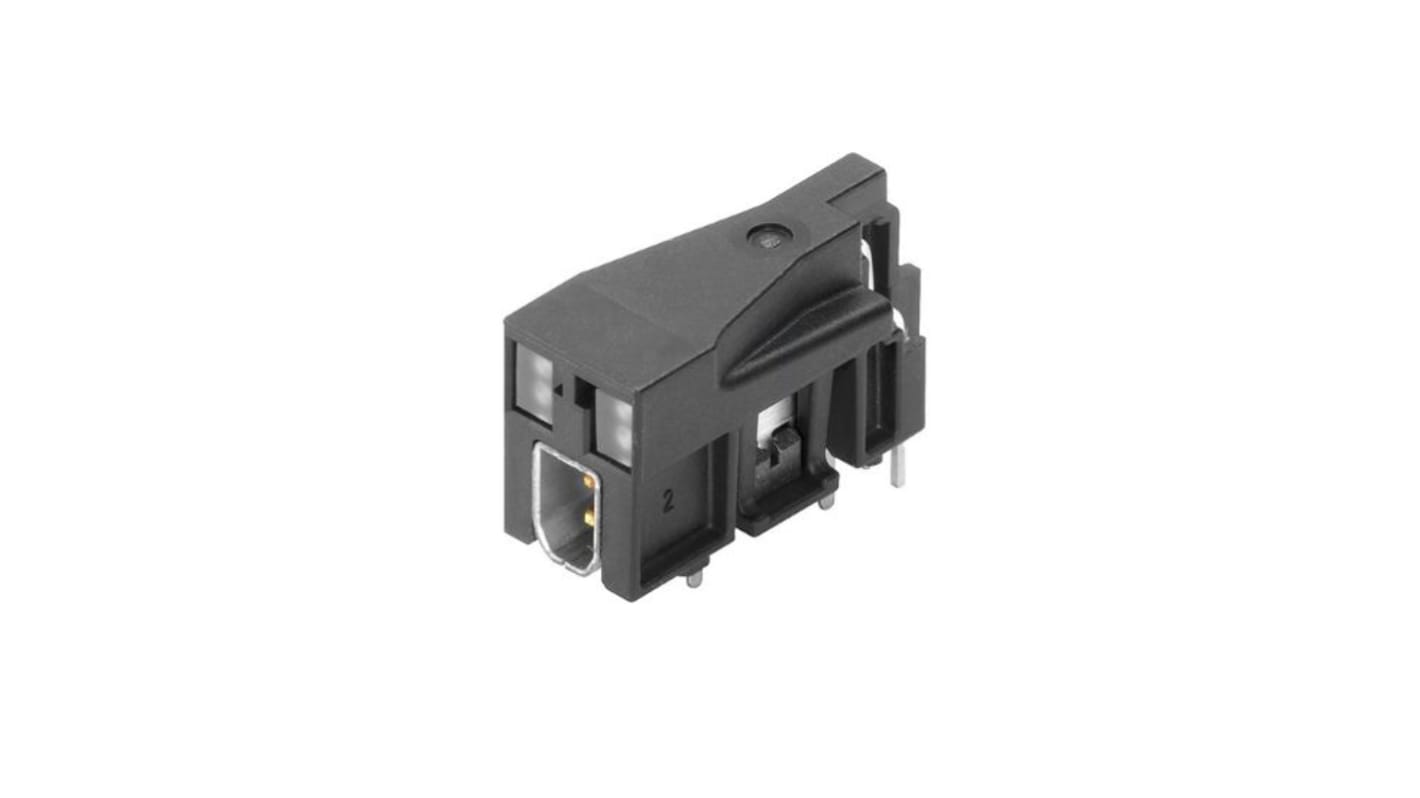 Weidmuller Ethernet-Steckverbinder Stecker, 1-Port 2-polig PCB