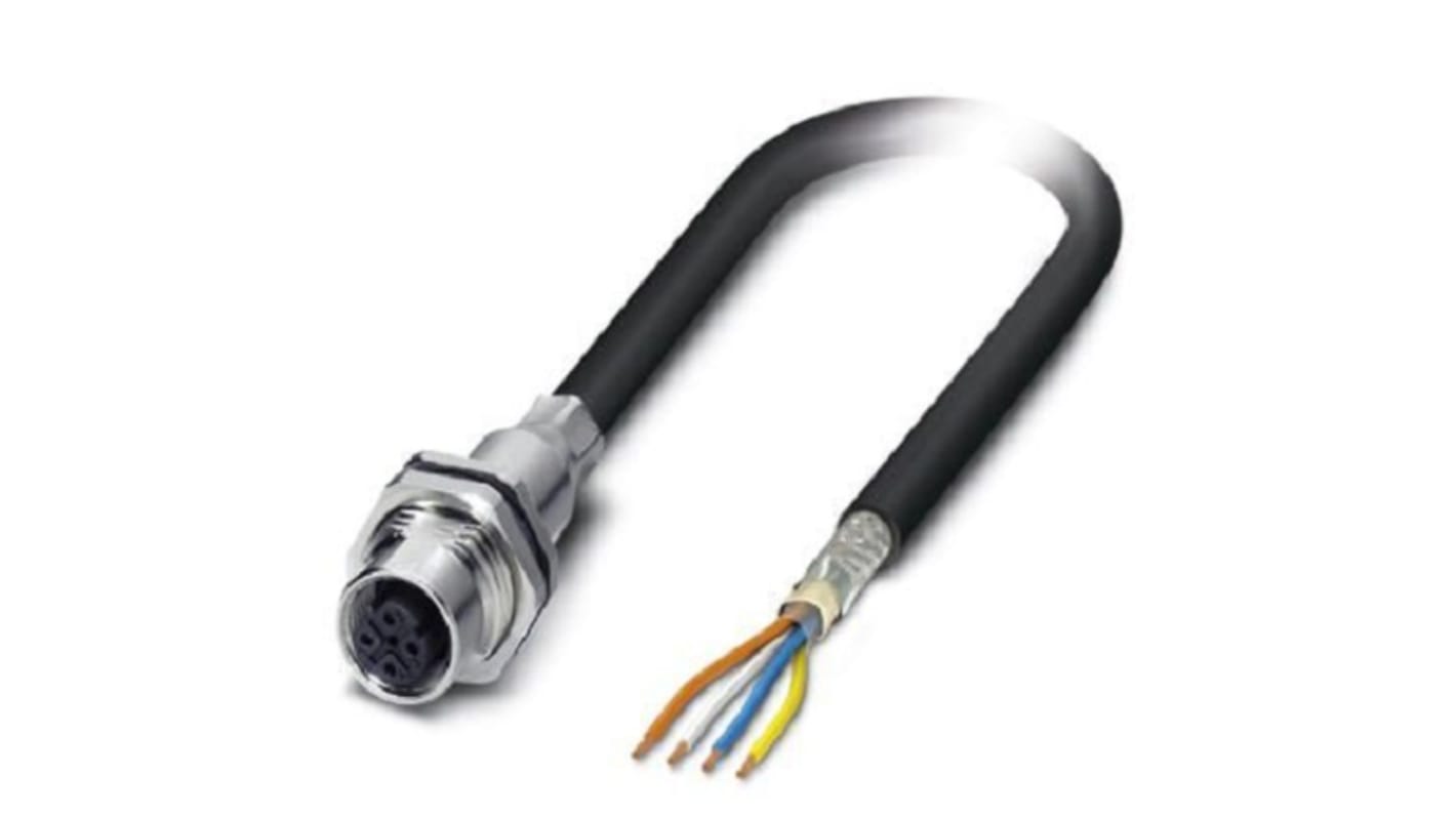 Cable Ethernet Cat5 apantallado Phoenix Contact de color Negro, long. 5m