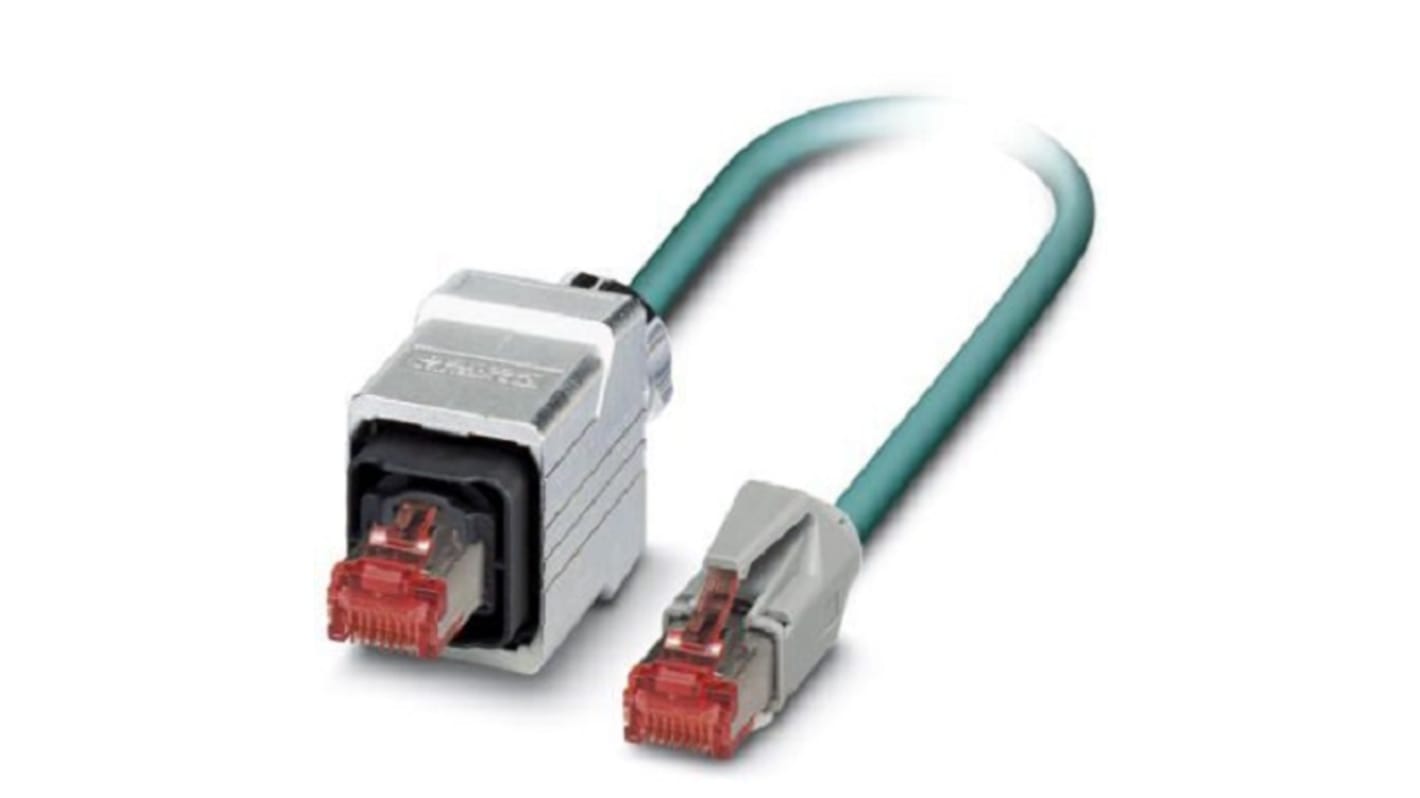 Cable Ethernet Cat5e apantallado Phoenix Contact de color Azul, long. 5m