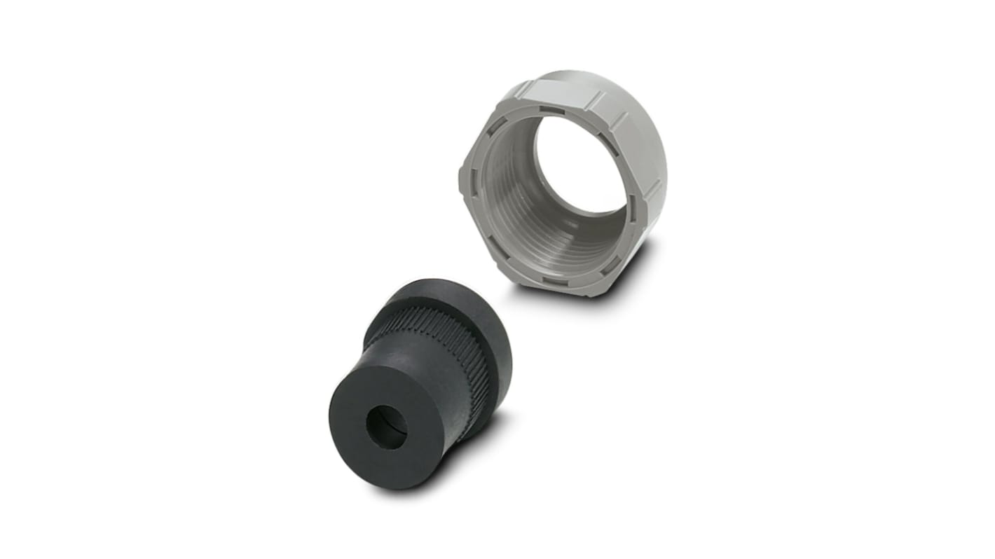 Phoenix Contact Grey TPE Cable Gland, PG16 Thread, 9mm Min, 15mm Max, IP65