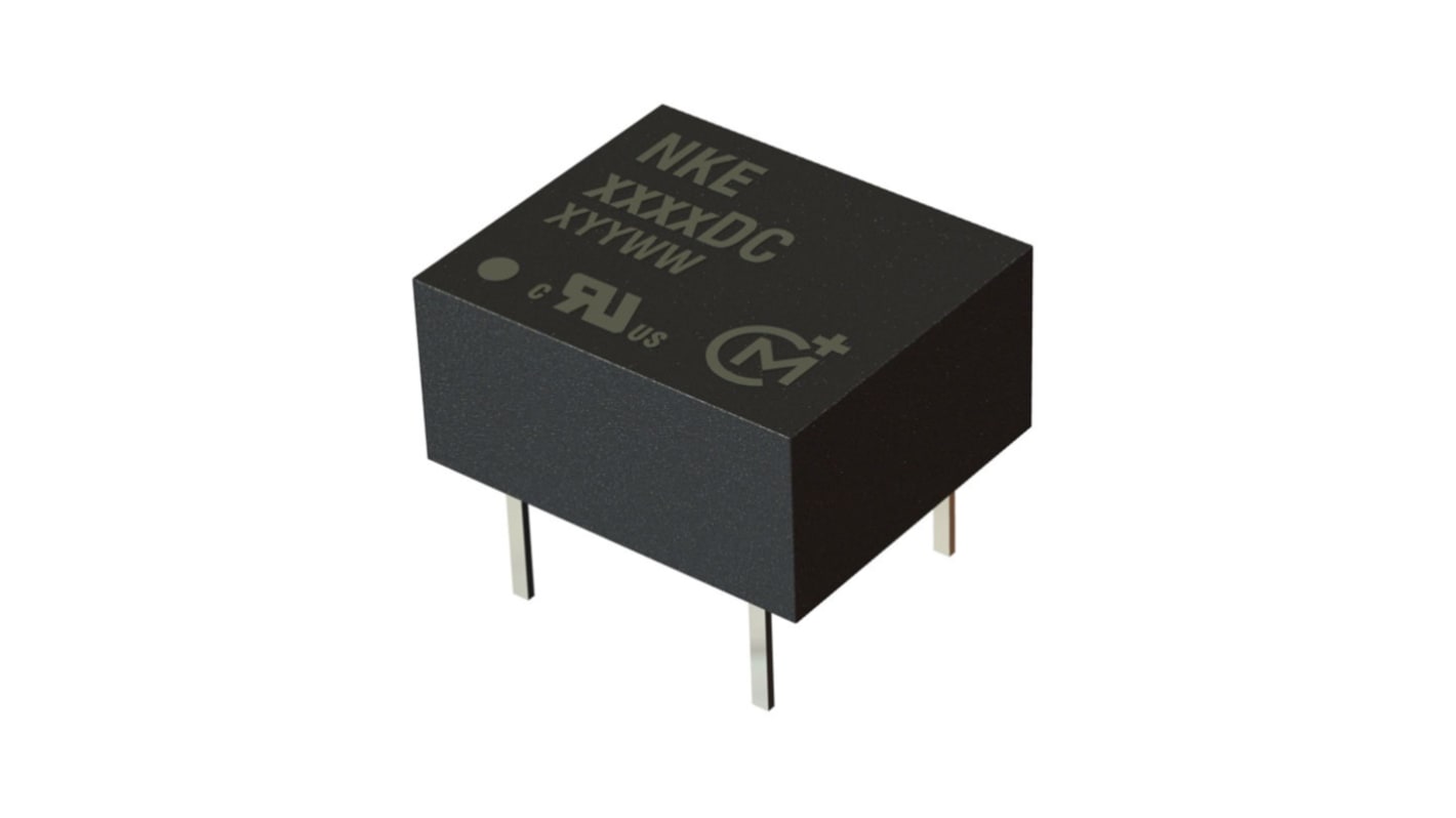 Murata Power Solutions NKE DC-DC Converter, 5V dc/, 2.97 → 3.63 V dc Input, 1W, Through Hole