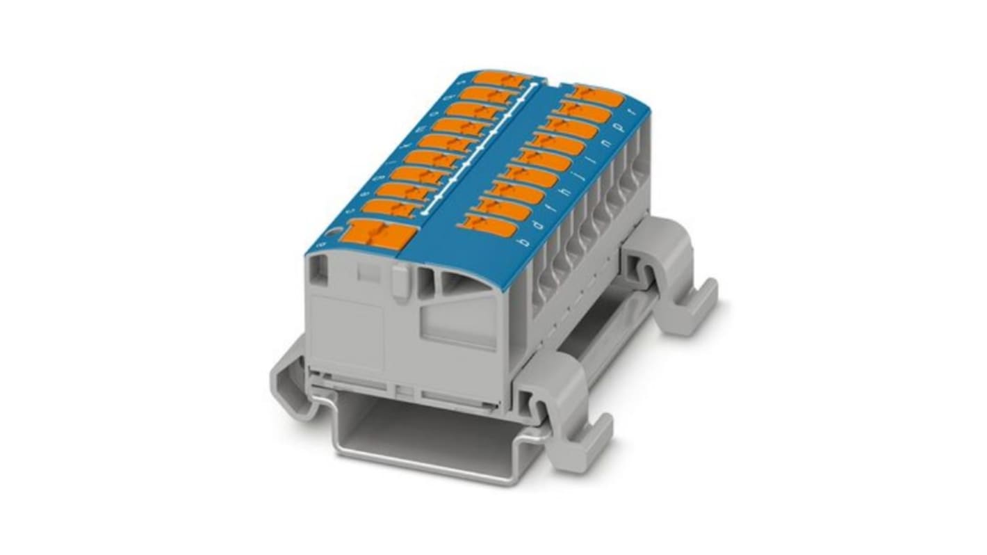 1019558 Phoenix Contact Distribution Block, 19 Way RS