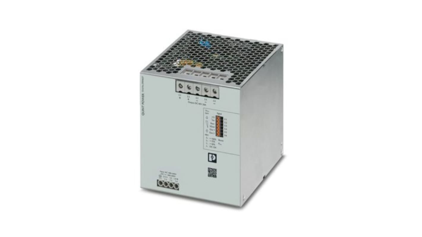 Phoenix Contact Switching Power Supply, 2904627, 48 → 56V dc, 20A, Dual Output, 400 → 500V ac Input