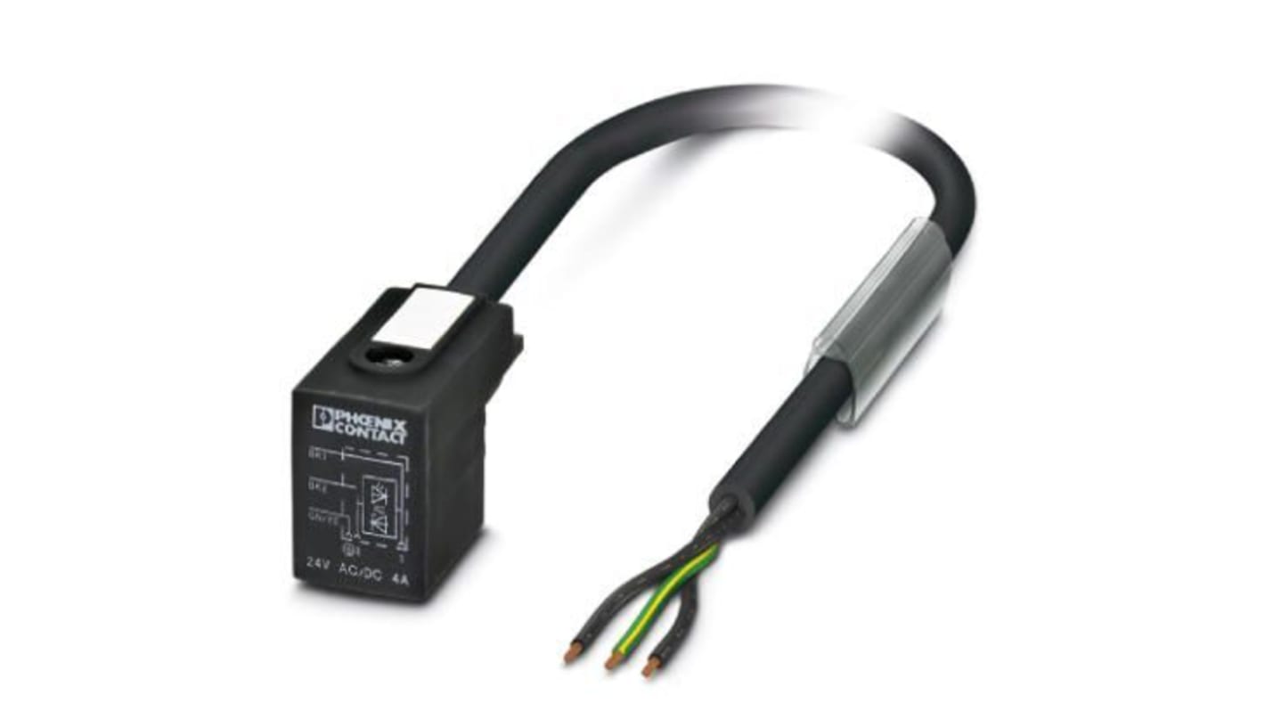 Cable de conexión Phoenix Contact, con. A DIN 43650 forma BI, long. 10m