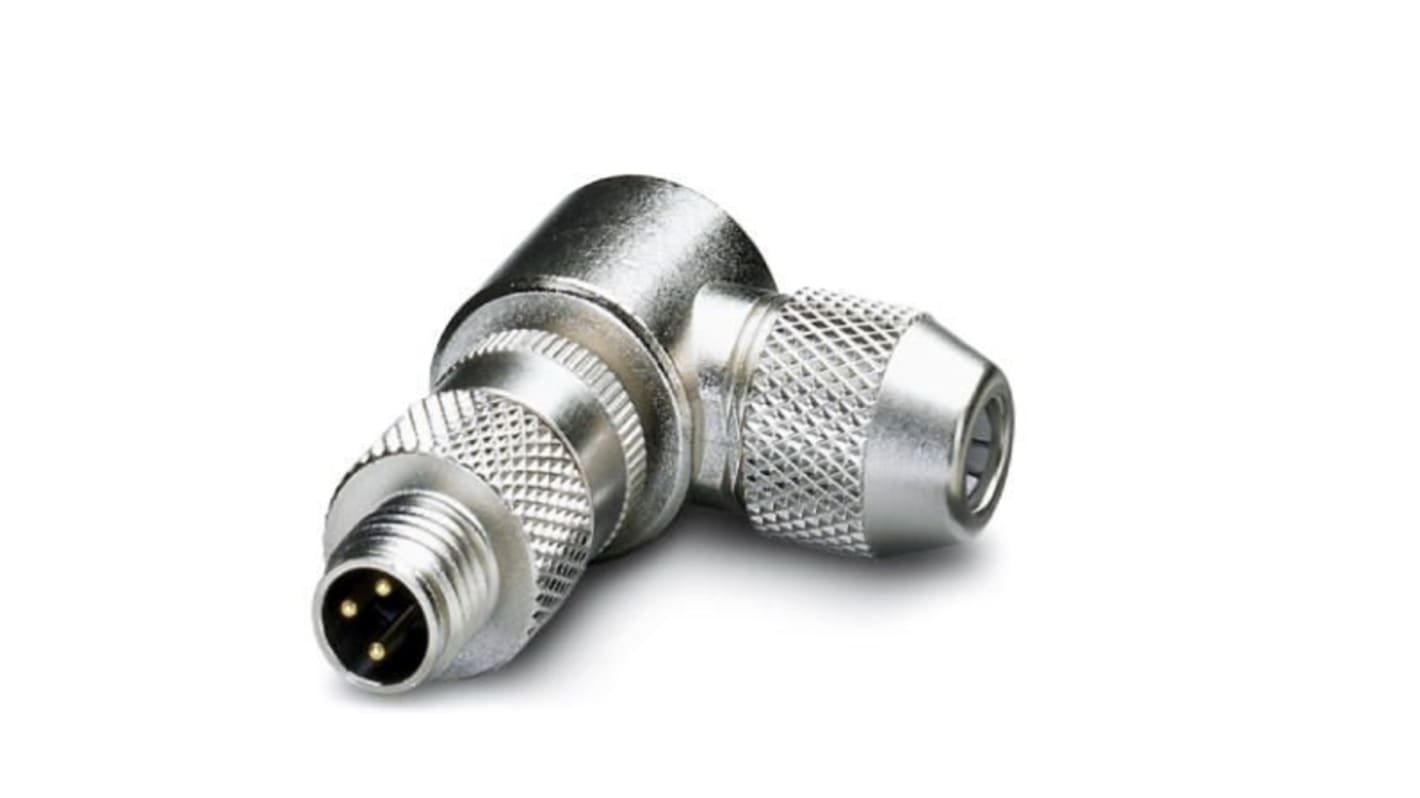 Phoenix Contact Circular Connector, 2 Contacts, M12 Connector, Plug, IP67, SACC Series