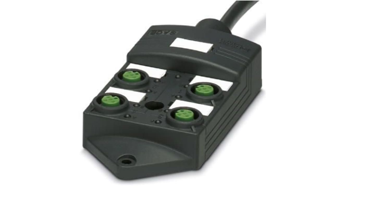 Phoenix Contact Sensor Box, M12, 5 way, 4 port