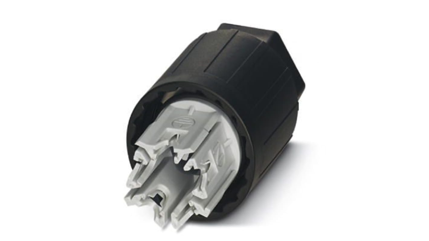 Tuerca para conector Negro Phoenix Contact de Poliamida