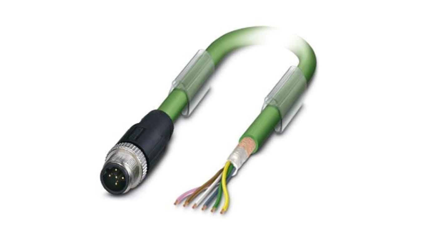 Cable de bus Phoenix Contact, con. A M12 Macho, long. 10m