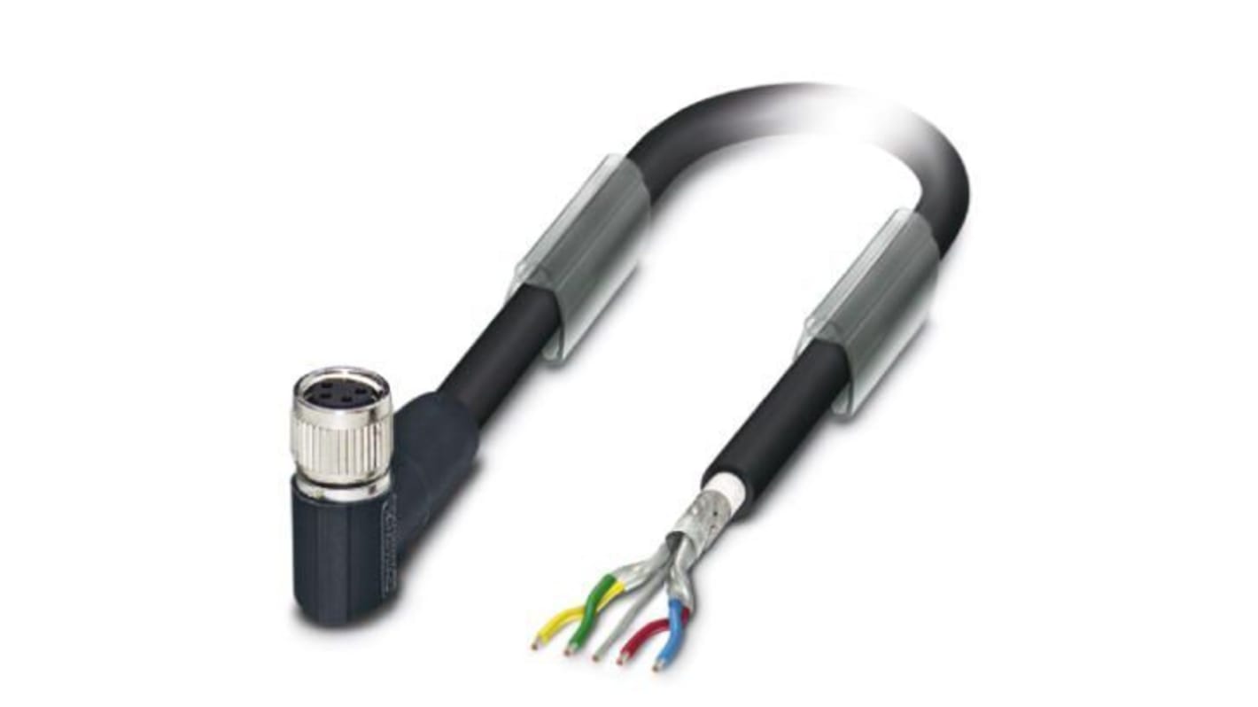 Cable de bus Phoenix Contact, con. A M8 Hembra, long. 5m