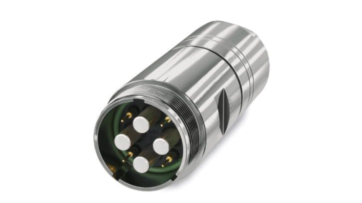 Phoenix Contact Circular Connector, 6 Contacts, M58 Connector, Plug