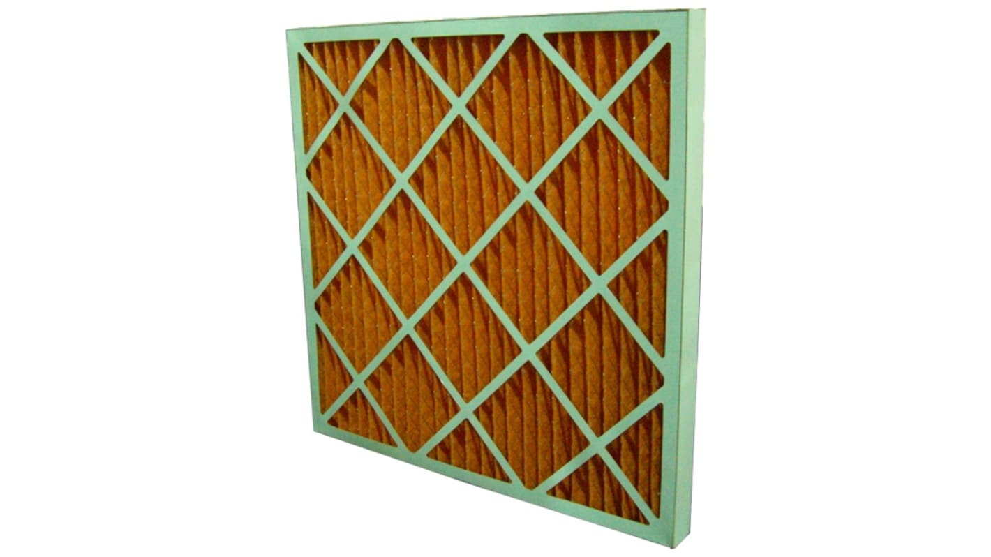 RS PRO Pleated Panel Filter, 592 x 592 x 98mm