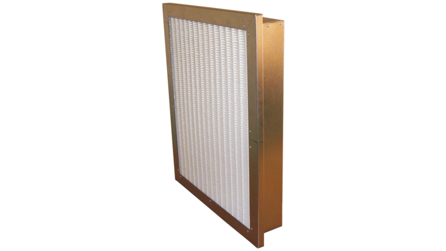 RS PRO Pleated Panel Filter, 495 x 495 x 95mm