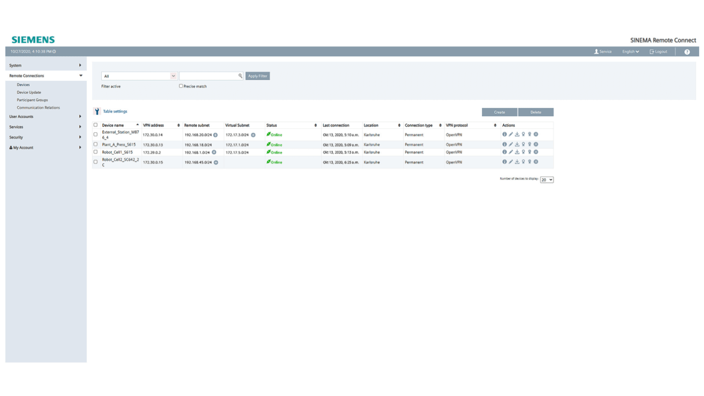 SINEMA Remote Connect Virtual Appliance