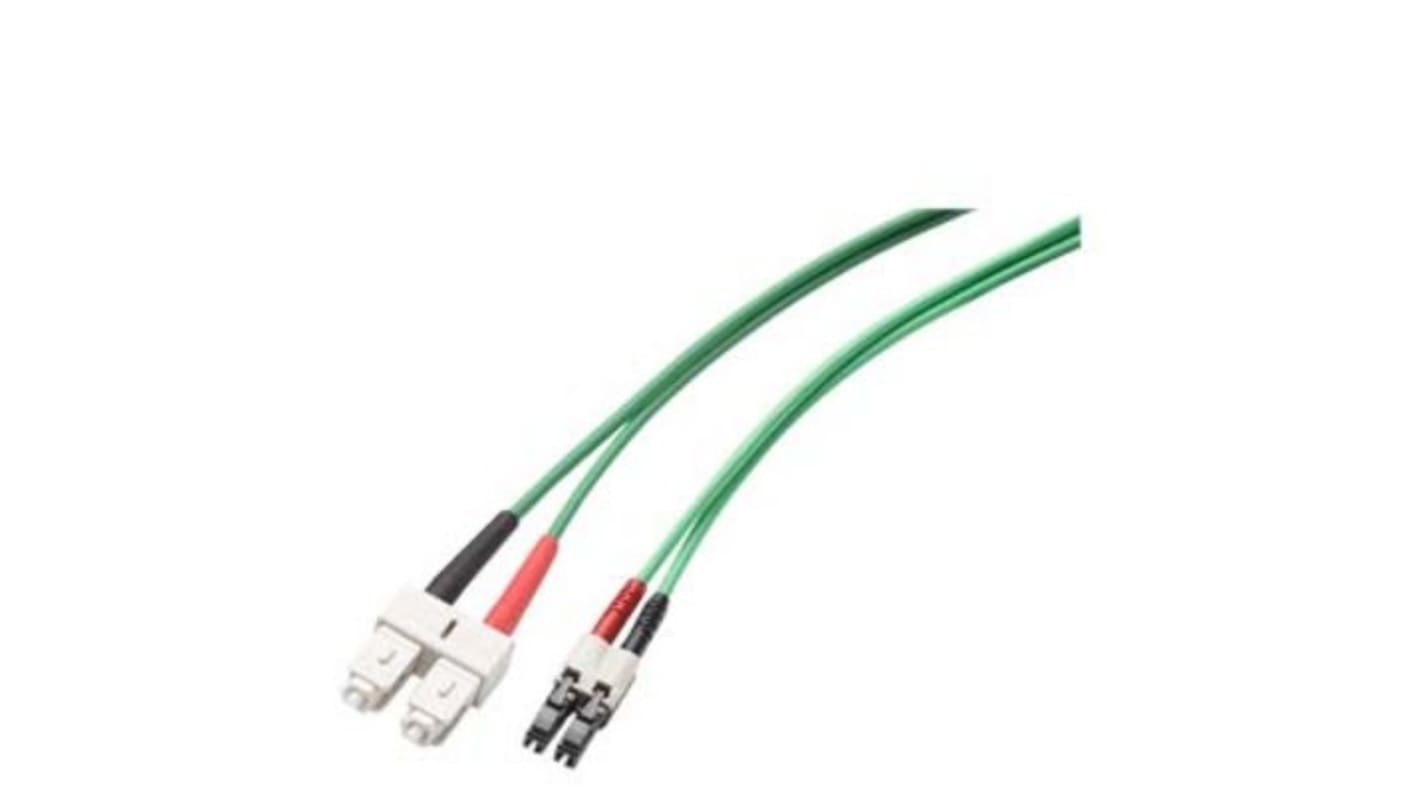 6XV18435EH100CA0 Siemens to SC Duplex Fibre Optic Cable, 50μm, 1m RS