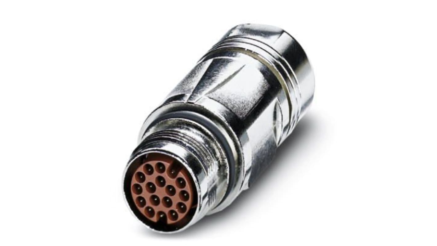 Phoenix Contact Circular Connector, 8 Contacts, M17 Connector, Plug