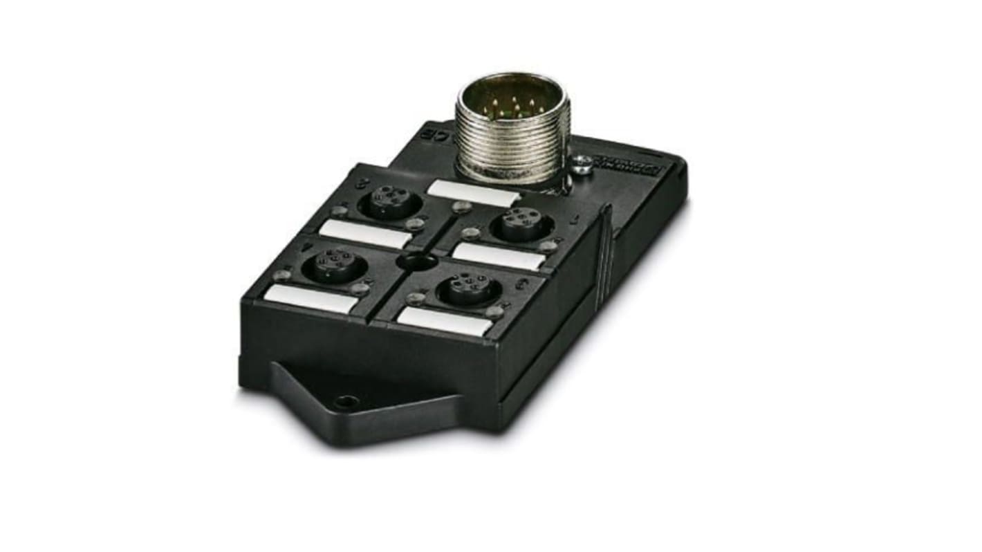 Phoenix Contact Sensor Box, M12, 5 way, 4 port