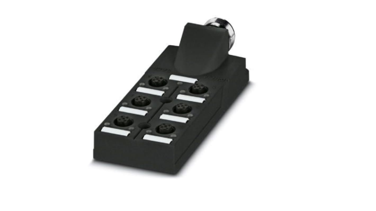 Phoenix Contact Sensor Box, M12, 5 way, 6 port