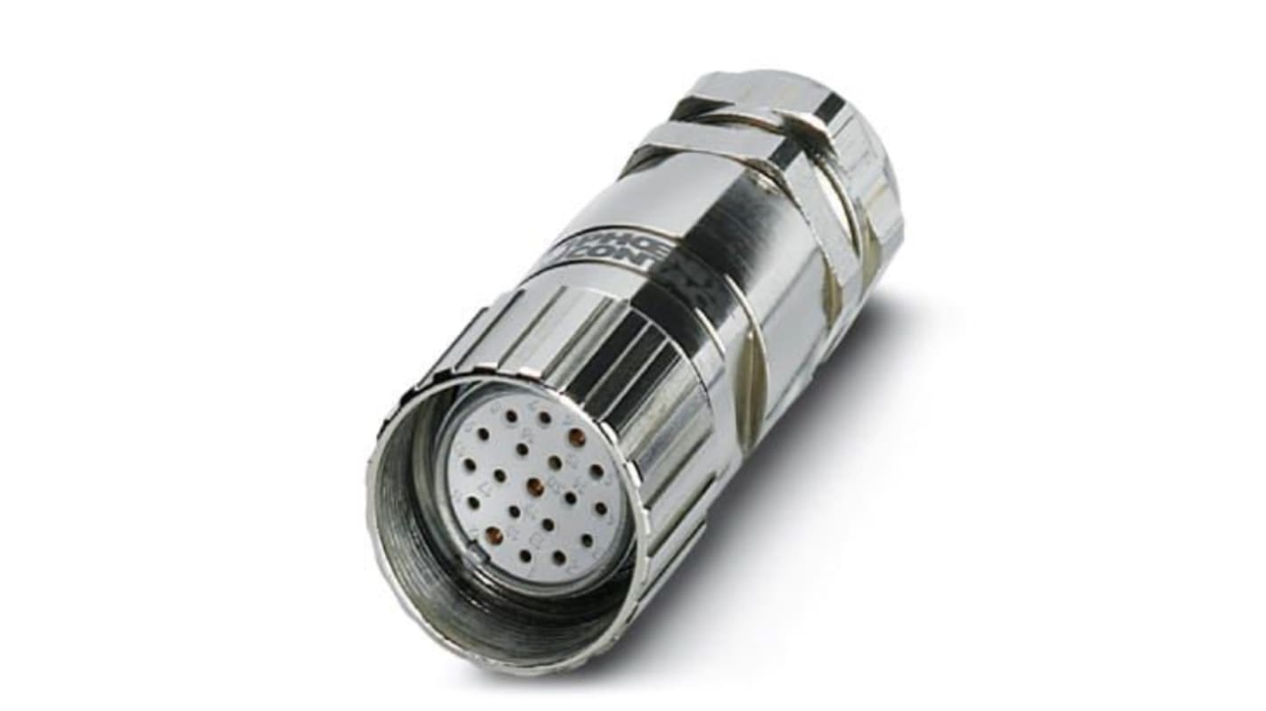 Phoenix Contact Circular Connector, 19 Contacts, Front Mount, M23 Connector, Socket, Female, IP67, V-RC Series