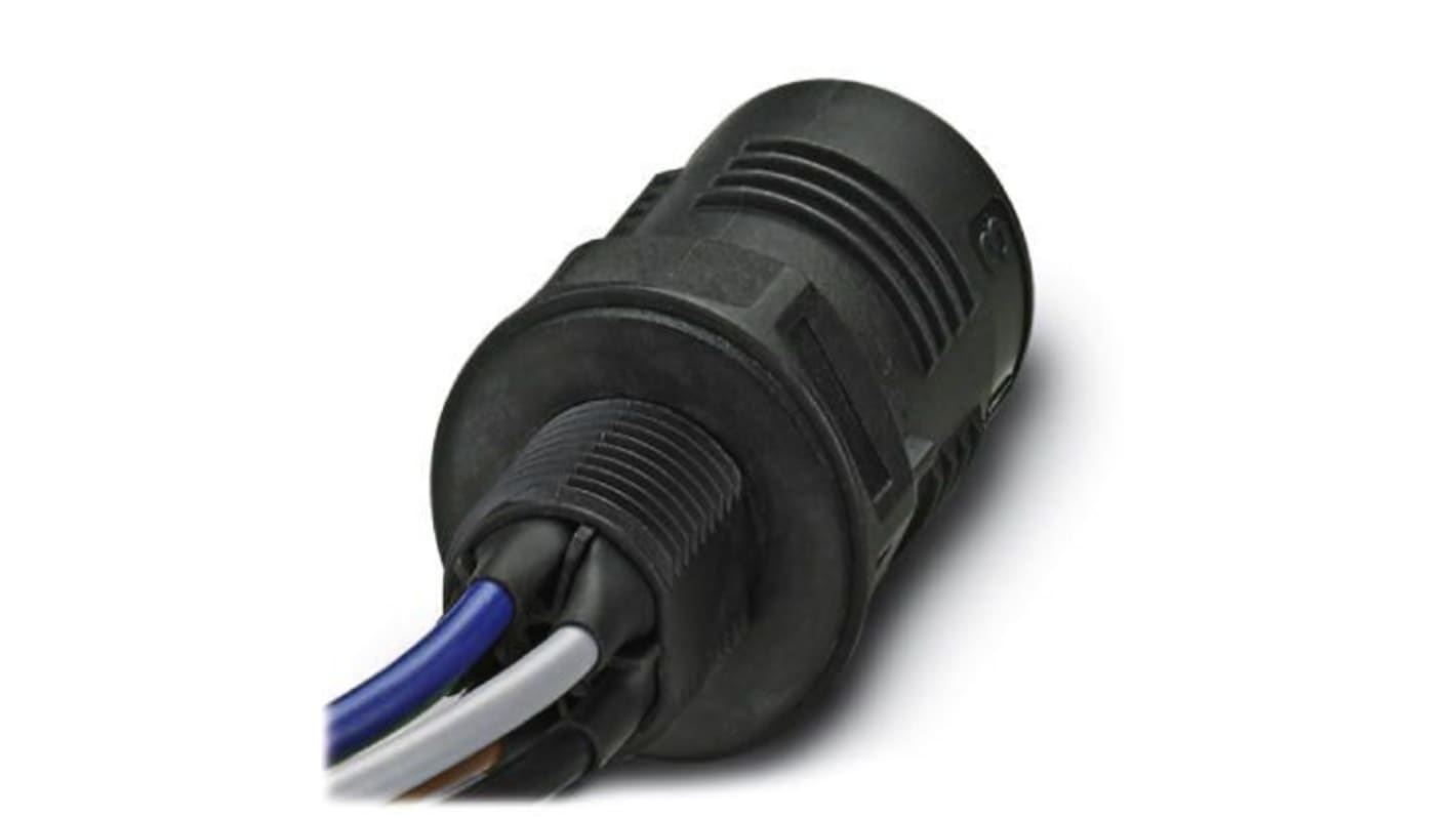 Phoenix Contact Circular Connector, 5 Contacts, Front Mount, M20 Connector, IP66, IP68, IP69K, QPD Series