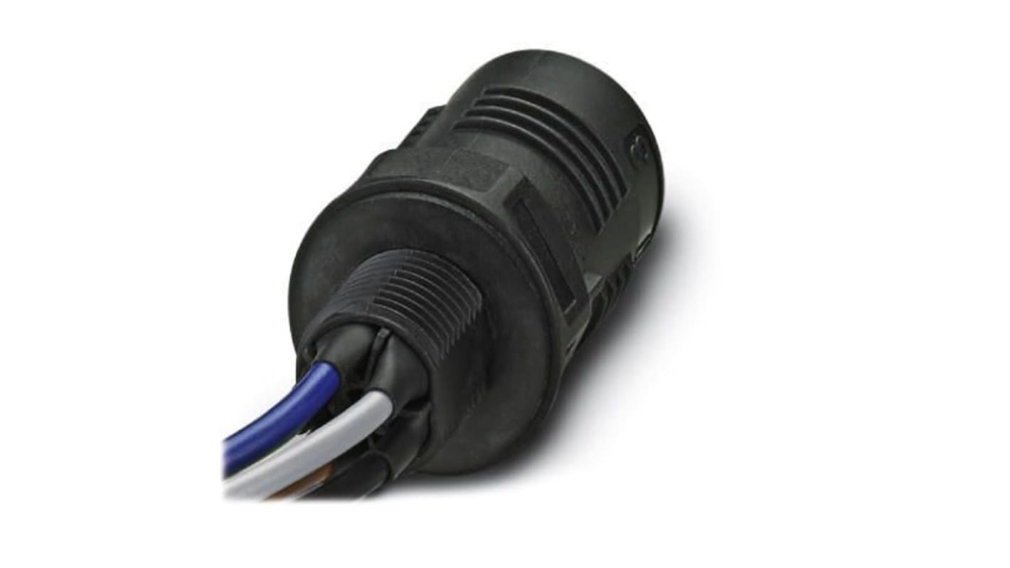 Phoenix Contact Circular Connector, 5 Contacts, Front Mount, M20 Connector, IP66, IP68, IP69K, QPD Series