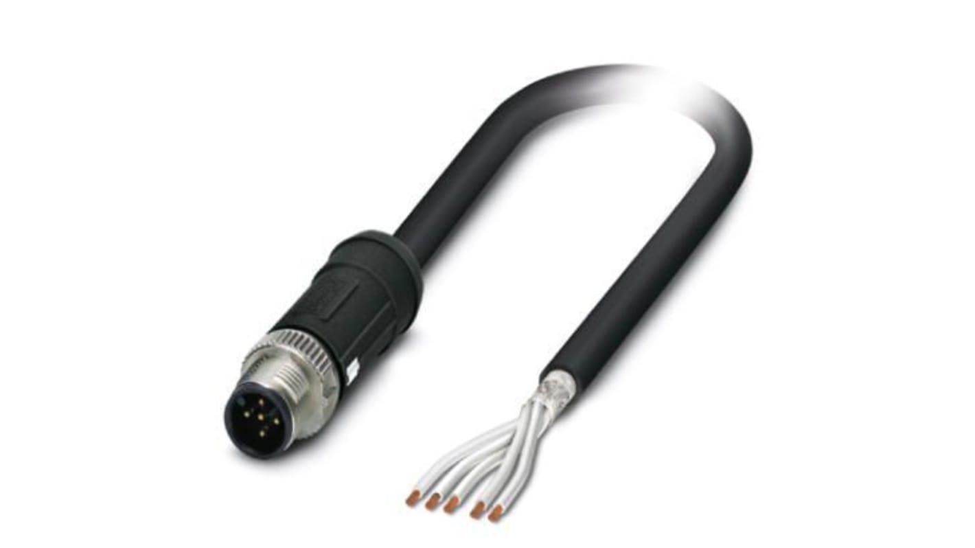 Cable de conexión Phoenix Contact, con. A M12 Macho, long. 10m