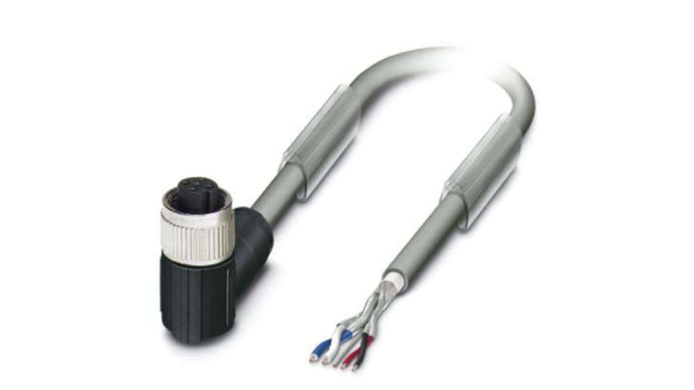 Cable de bus Phoenix Contact, con. A M12 Hembra, long. 15m