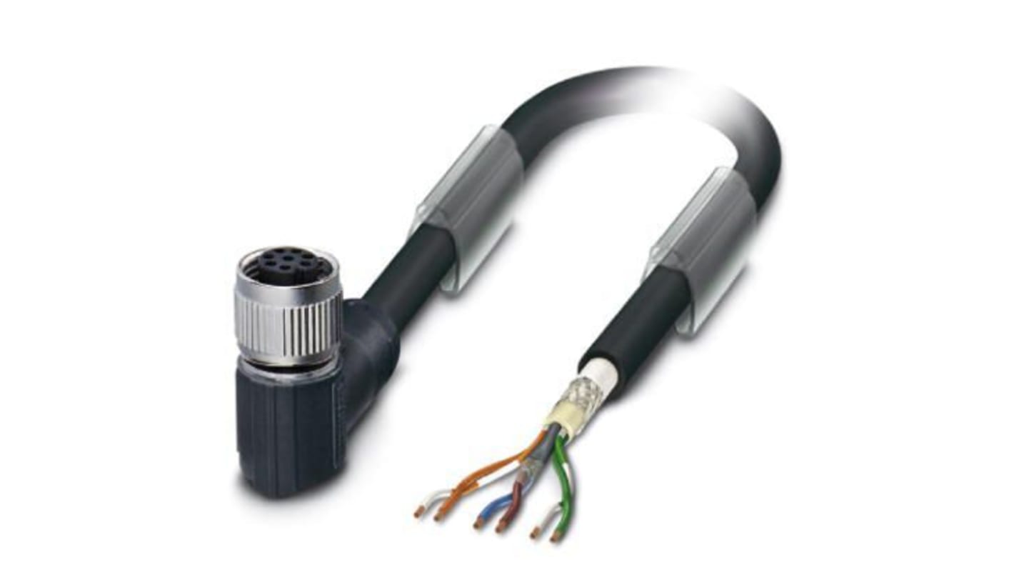 Cable de bus Phoenix Contact, con. A M12 Hembra, long. 15m