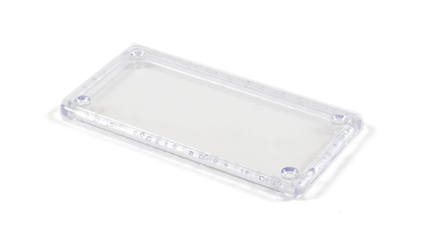 Hammond Polycarbonate Lid, 2in W, 99.06mm L for Use with 1591A enclosures