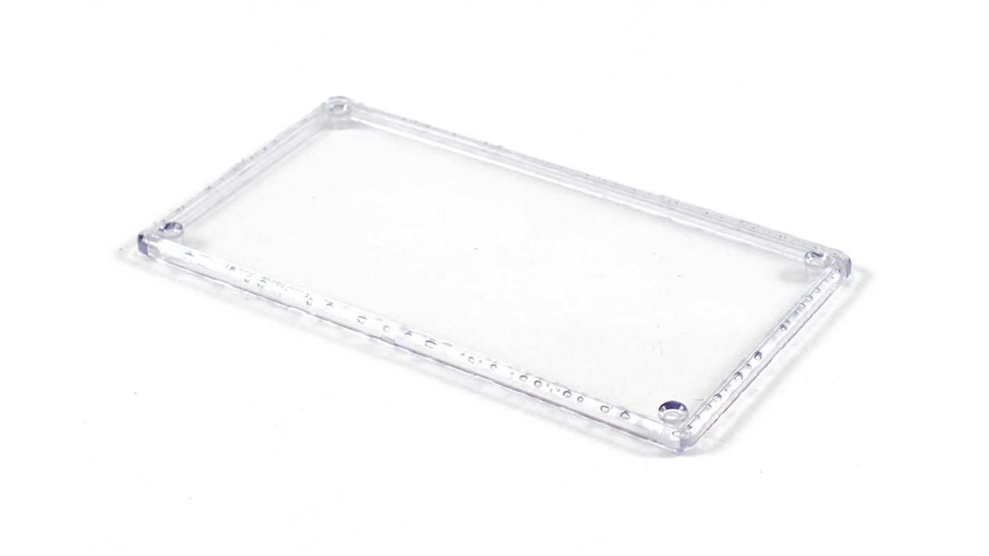 Hammond Polycarbonate Lid, 3.2in W, 149.86mm L for Use with 1591D enclosures