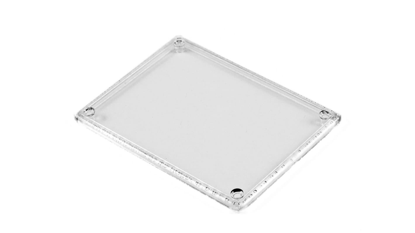 Hammond Polycarbonate Lid, 3.2in W, 109.22mm L for Use with 1591S enclosures