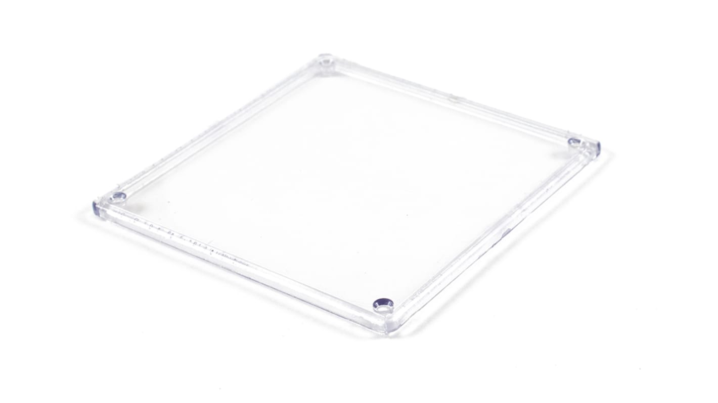 Hammond Polycarbonate Lid, 4.7in W, 119.38mm L for Use with 1591V enclosures