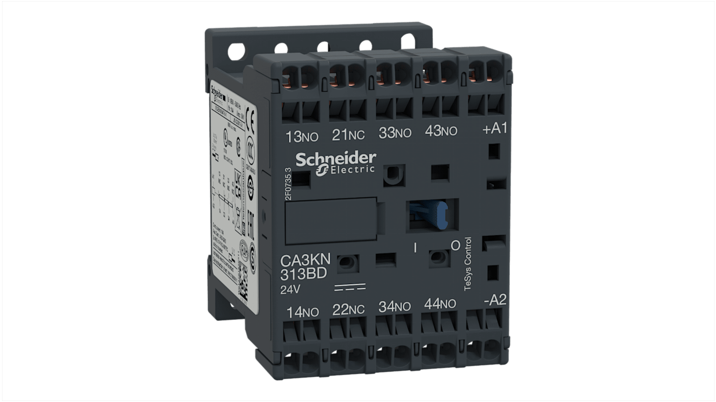 CA3KN313BD Schneider Electric Control Relay 2 NO + 2NC, 10 A Contact