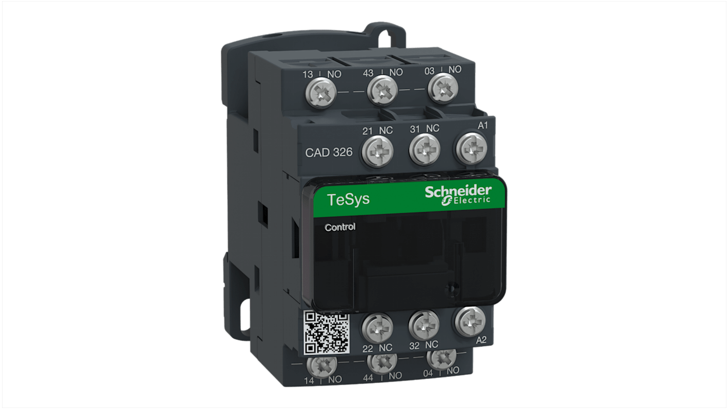 Relé de control Schneider Electric TeSys, 3 NA + 2 NC, 230 V